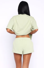 Can't Miss It Lounge Shorts Sage