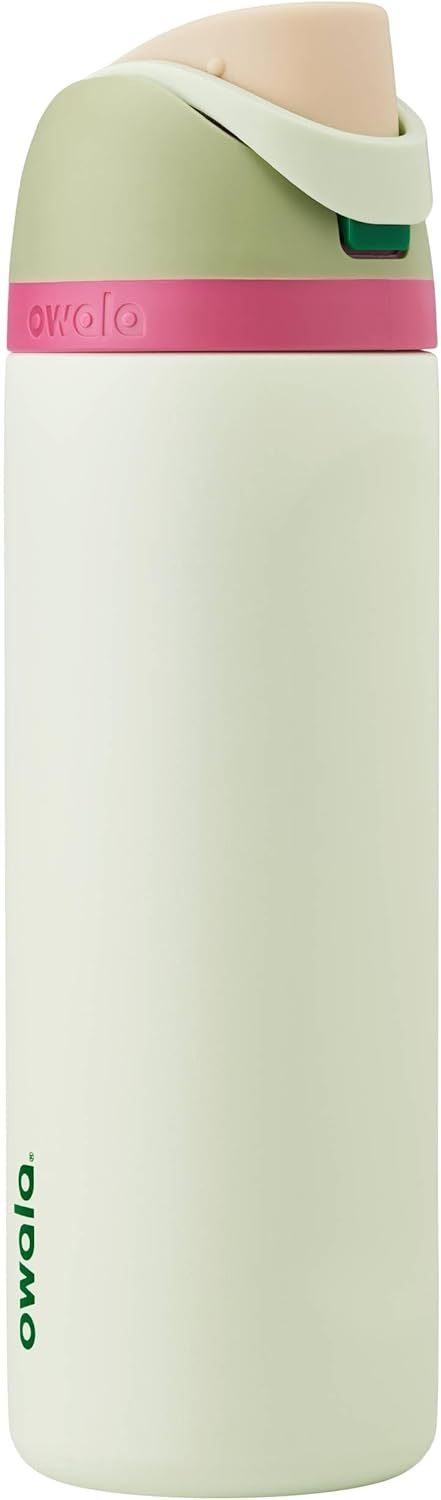 Owala FreeSip Insulated Stainless Steel Water Bottle with Straw, BPA-Free Sports Water Bottle, Great for Travel, 24 Oz, Denim