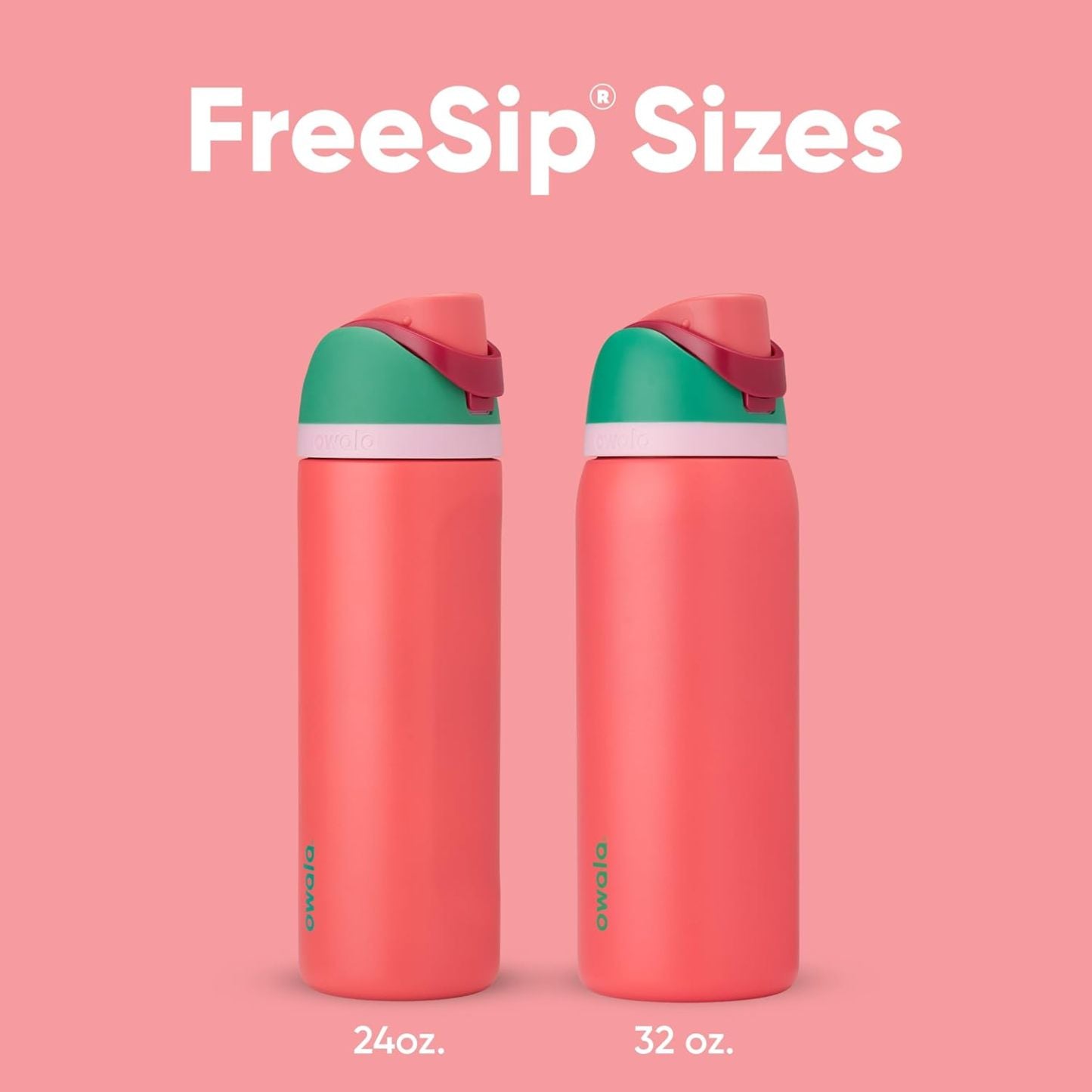Owala FreeSip Insulated Stainless Steel Water Bottle with Straw, BPA-Free Sports Water Bottle, Great for Travel, 24 Oz, Denim