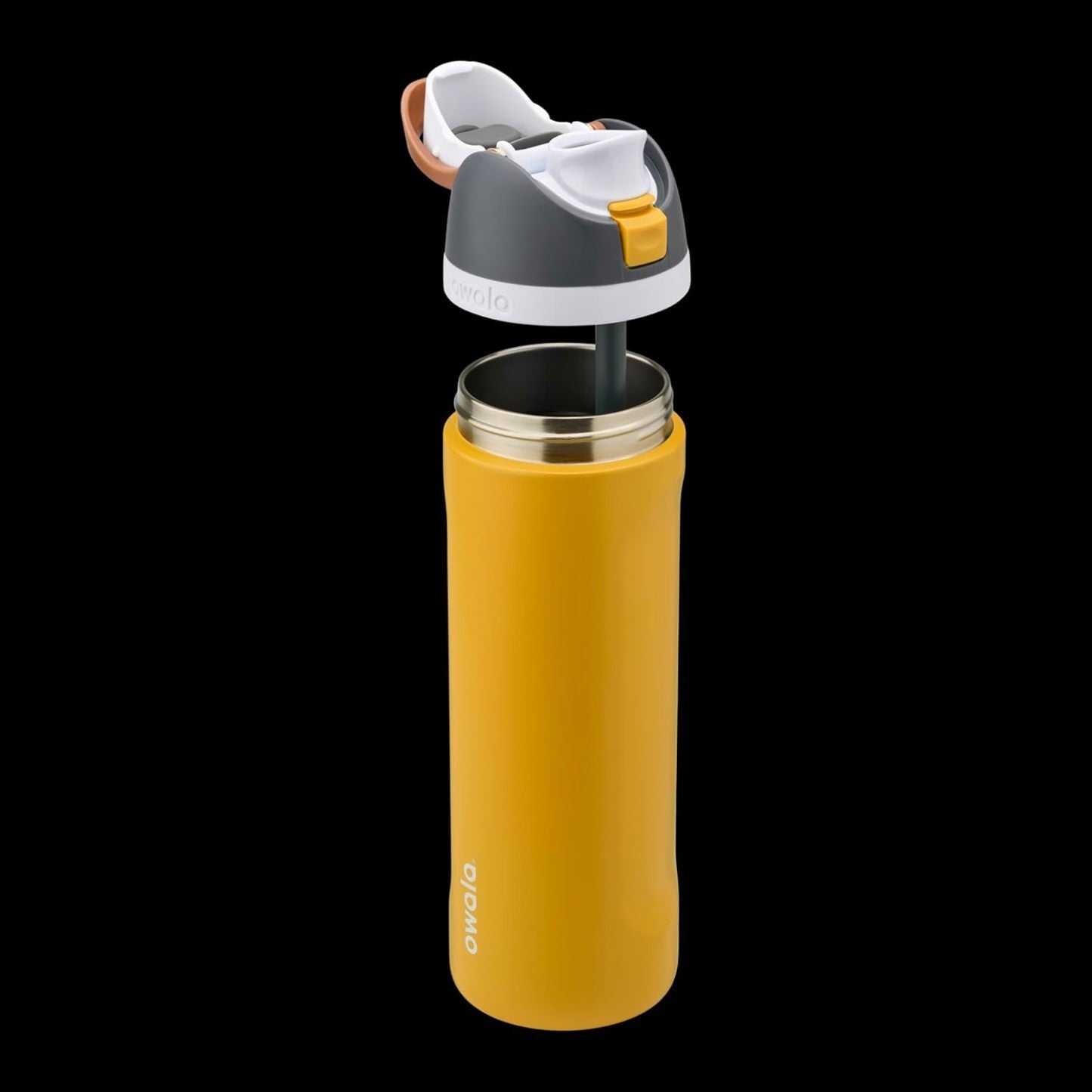 Owala FreeSip Insulated Stainless Steel Water Bottle with Straw, BPA-Free Sports Water Bottle, Great for Travel, 24 Oz, Denim