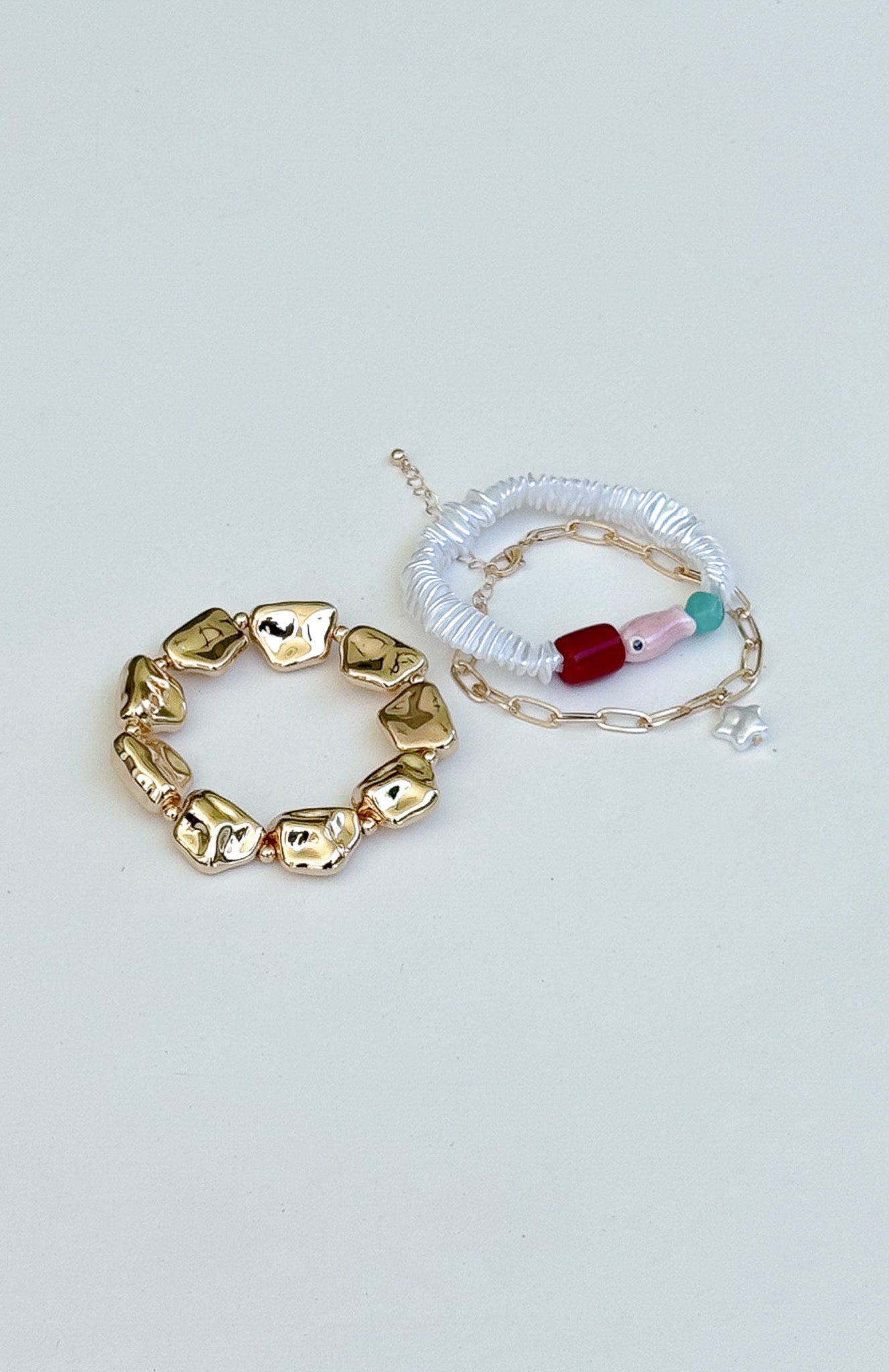 Aster Bracelet Set Gold