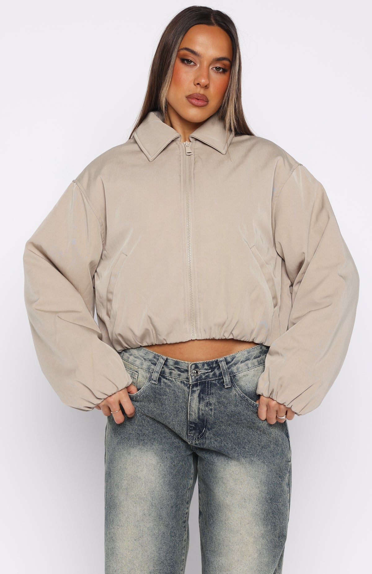 Back To Friends Jacket Sand